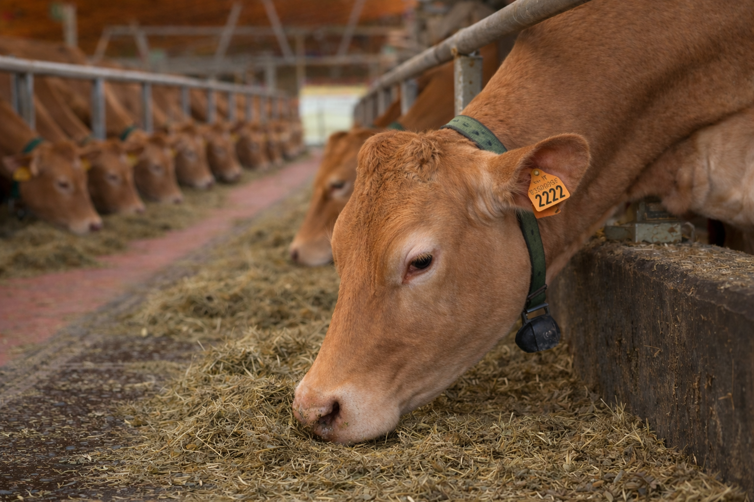 Parmigiano Reggiano de vaca Rossa Reggiana de montaña